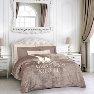 POLO CLUB ΚΟΥΒΕΡΤΑ FLEECE ΥΠΕΡΔΙΠΛH 3490