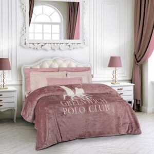 POLO CLUB ΚΟΥΒΕΡΤΑ FLEECE ΥΠΕΡΔΙΠΛH 3491