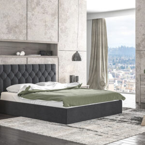 ΚΡΕΒΑΤΙ ΜΠΑΟΥΛΟ N63 ΜΑΥΡΟ