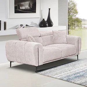 SEVILLE Καναπές 2-θέσιος Teddy Ύφασμα Μπεζ