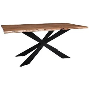 LIZARD-WT Τραπέζι Τραπεζαρίας Μασίφ Ακακία