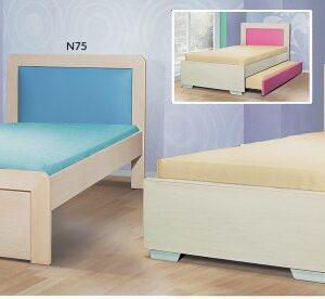 Παιδικό Κρεβάτι από Μασίφ Ξύλο Οξυάς Ν55