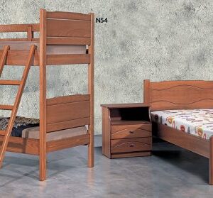 Παιδικό Κρεβάτι από Μασίφ Ξύλο Οξυάς Ν54