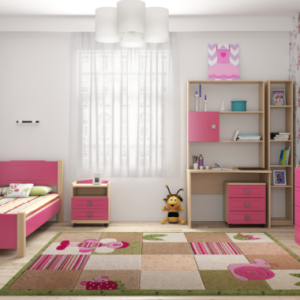 Παιδικό Κρεβάτι από Μασίφ Ξύλο Οξυάς Ν.134